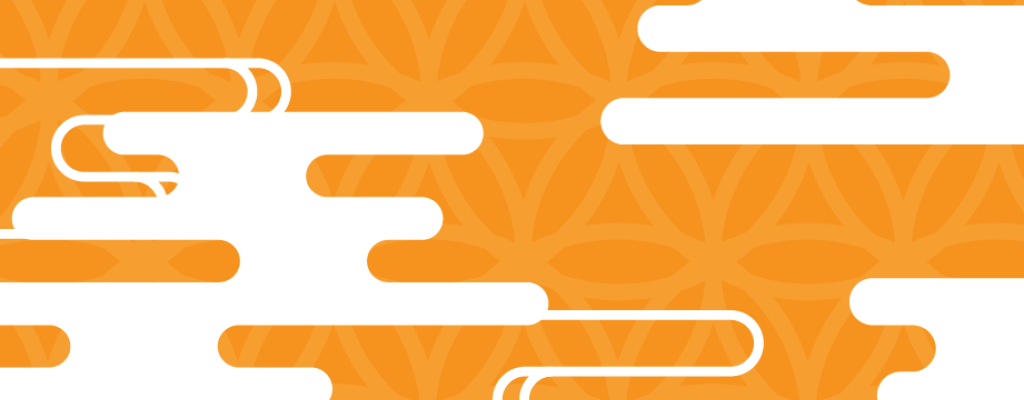 orange and white wavy back ground