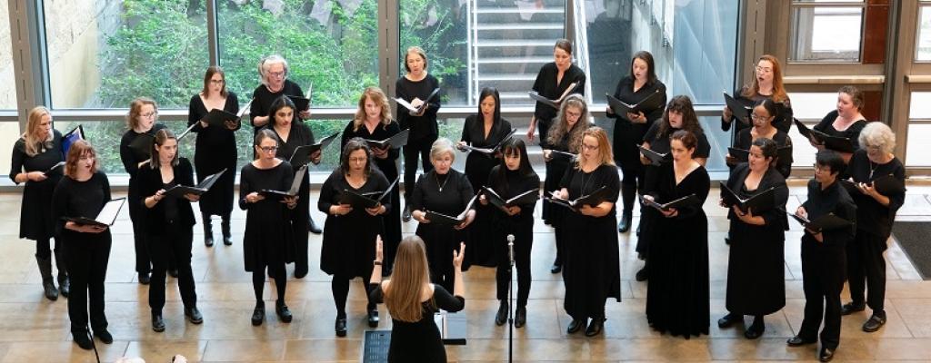 chorus singing