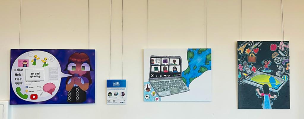 tween art exhibit at Central Library