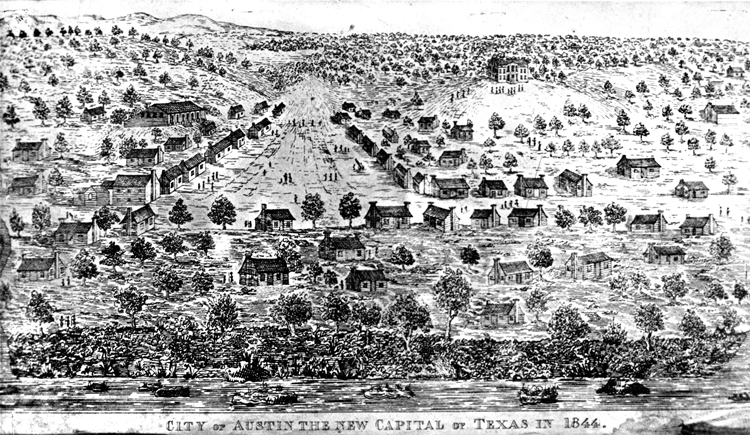 Illustration of Austin from 1844