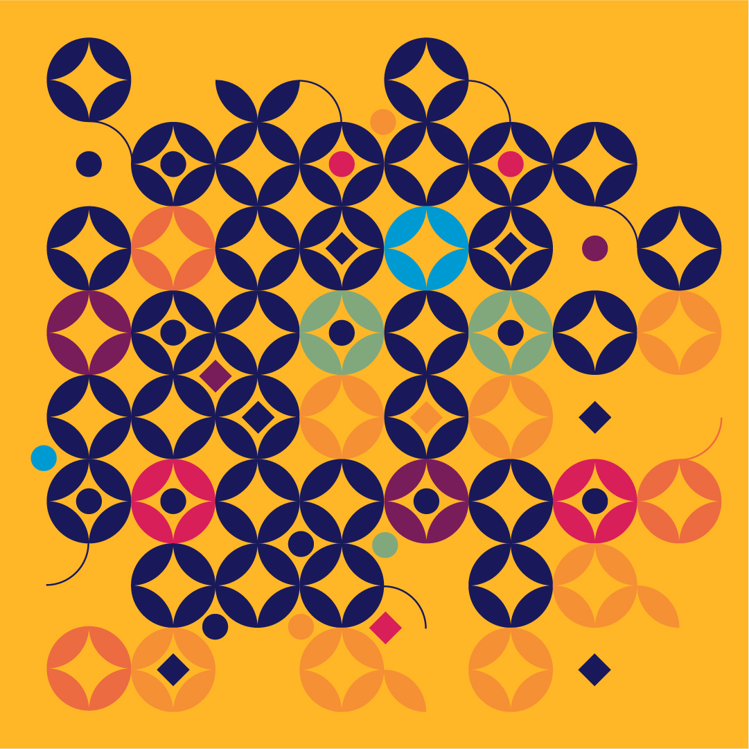 decorative pattern for Austin Studio Tour