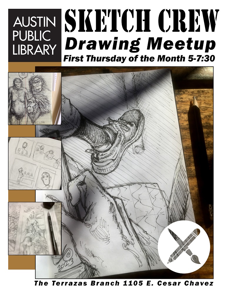 Sketch Crew flyer for program