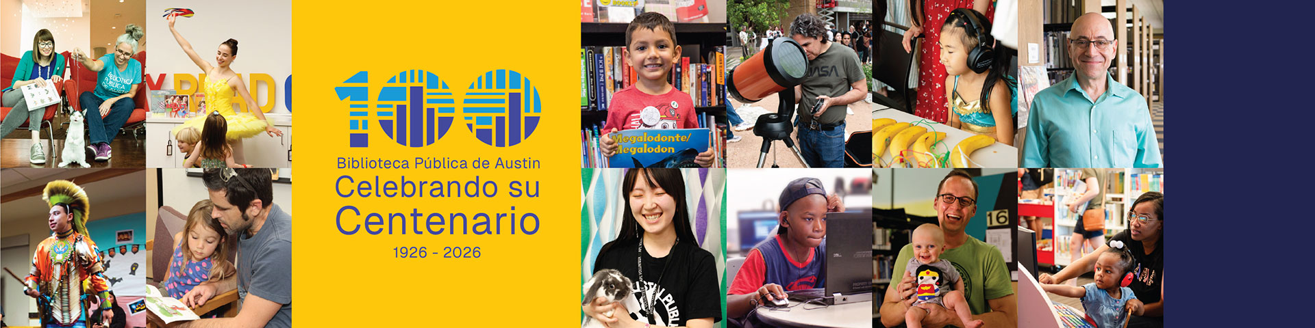 Durante 100 años, la Biblioteca ha sido un lugar para aprender, conectar y descubrir.