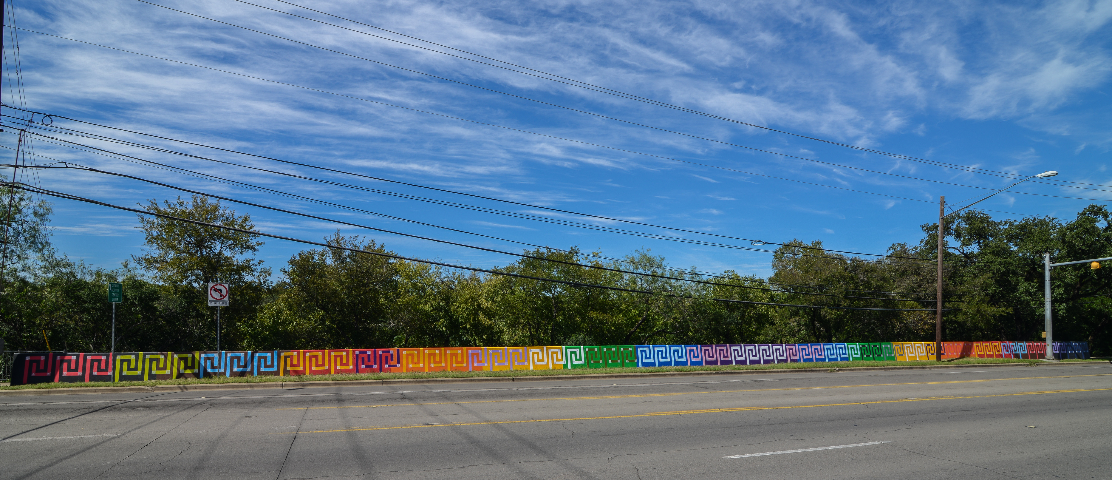 Meander mural photographed by Philip Rogers