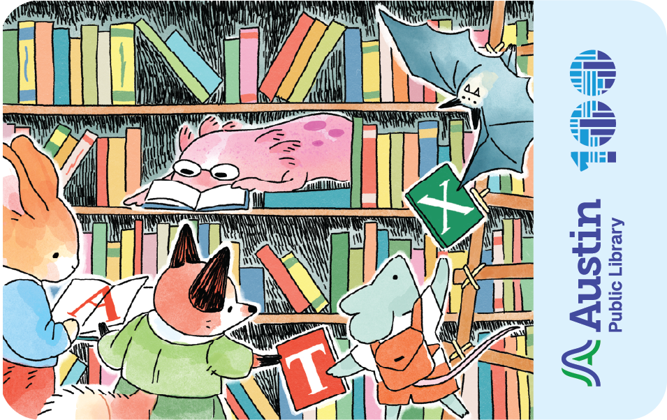 animals in clothing reading books
