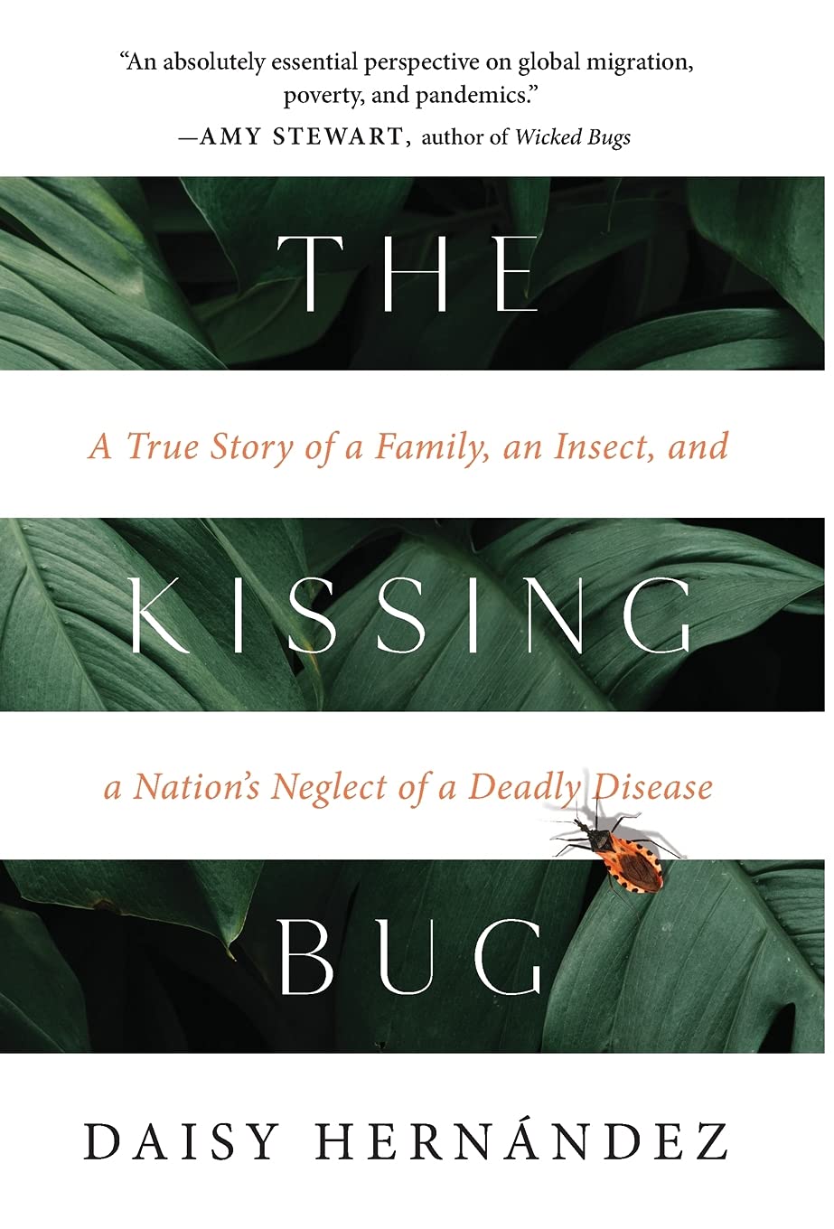 cover of The Kissing Bug depicting orange bug on leaves