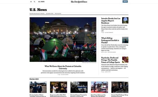 New York Times Screen shot