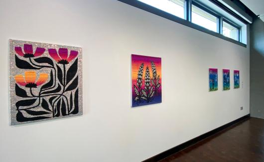 Central Gallery with art from Robin Kang