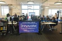 the Innovation Lab floor space
