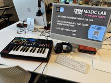 midi keyboard and mac computer