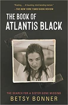 Book Cover with title text and black and white photo of Atlantis Black