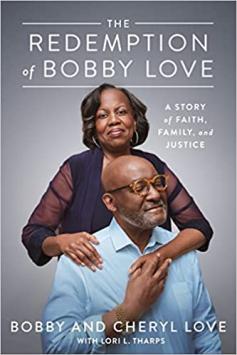 Book cover with photo of Bobby Love and his wife holding hands