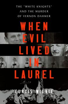Book cover depicting images of suspects and KKK members
