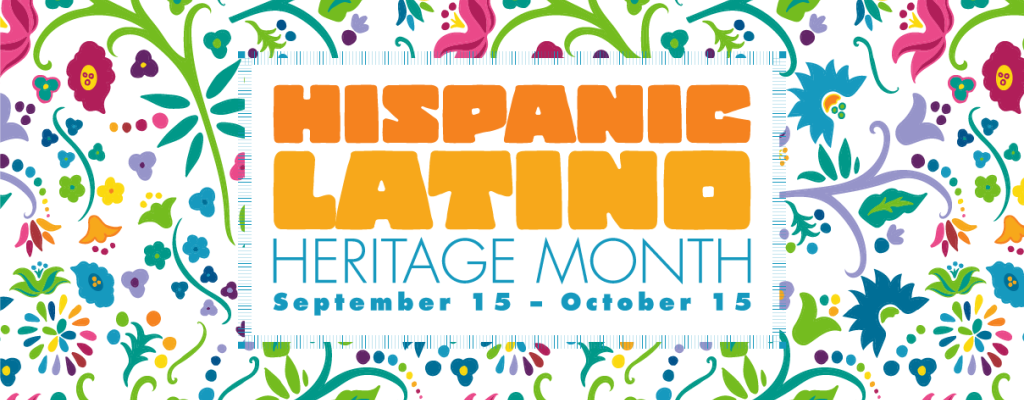 Hispanic Latino Heritage Month logo