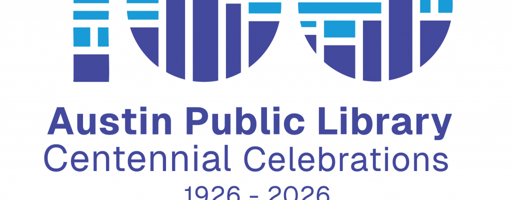 100 years of APL blue logo with text
