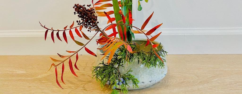 photograph of a flower arrangement