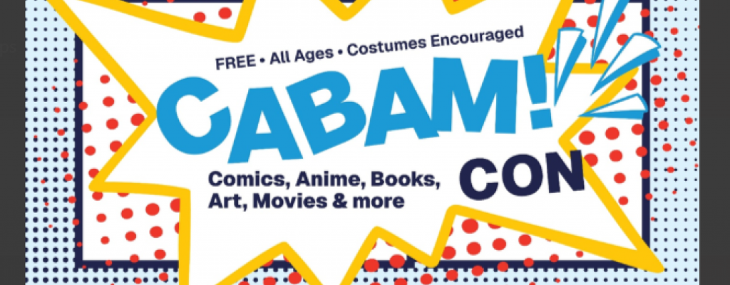 CABAM con logo, Comic Anime Books Art Movies and More