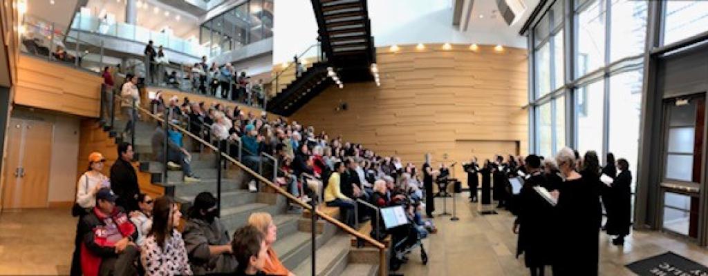 concert with audience