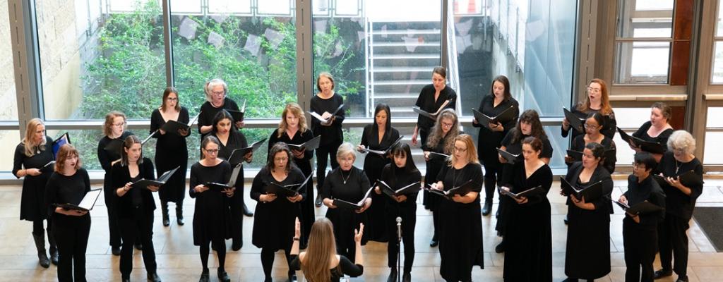 chorus singing