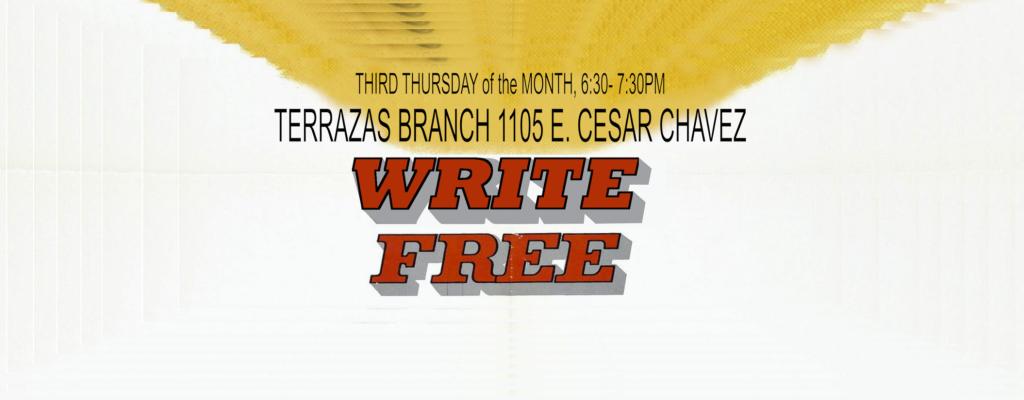 Banner Image for the "Write Free" Program