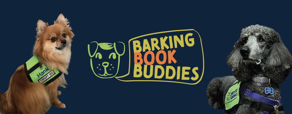 Dog reading