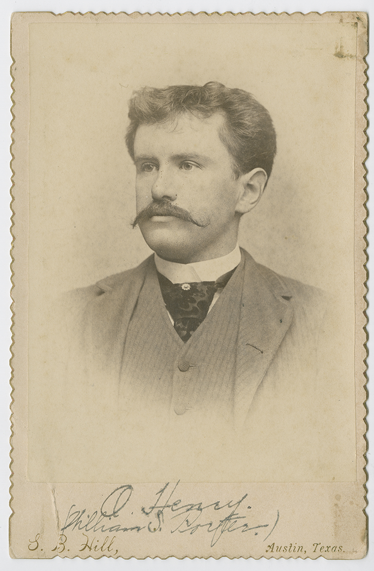 William Sydney Porter, photo taken soon after his arrival in Austin. PICB 07214, Austin History Center, Austin Public Library