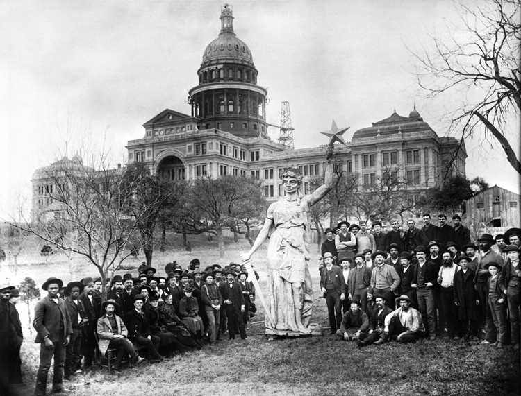Goddess of Liberty statue, 1888